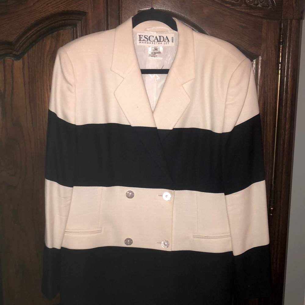 Escada Double Breasted Blazer